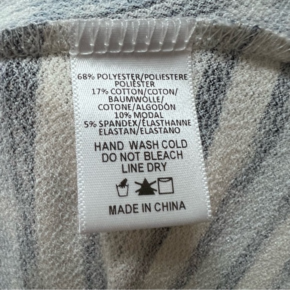 Anthropologie Sunday in Brooklyn Blue white and black striped Cardigan XS - Picture 10 of 10